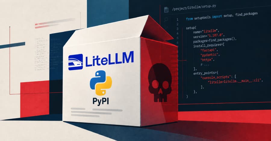 Illustration de l’article : Leaked LiteLLM Master Key Let Attackers Steal GitHub Tokens and Hijack Release Pipeline