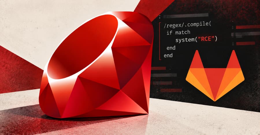 Illustration de l’article : Ruby Fixes Three Regex Engine Bugs Responsible for Four Critical GitLab RCE Flaws